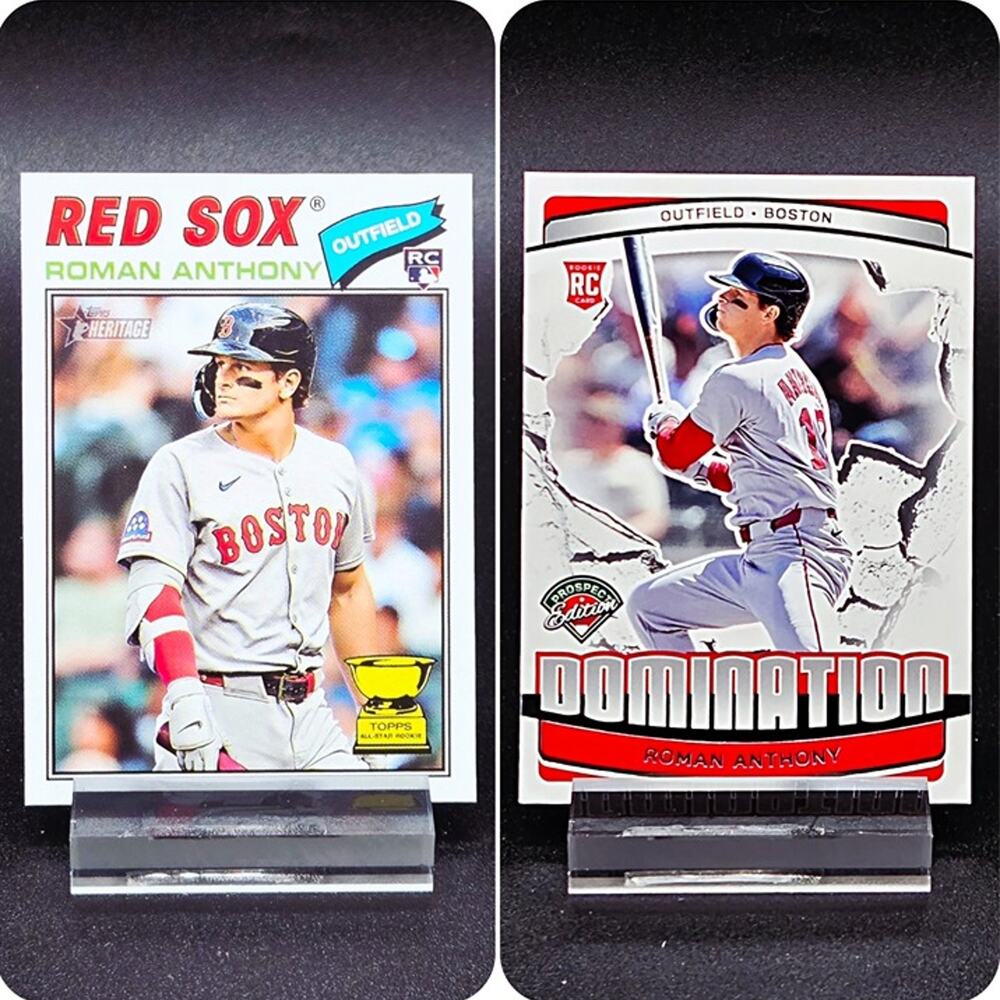 Roman Anthony Prospect Domination Topps Heritage RC Boston Red Sox Top Prospect